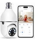 4MP WiFi Bulb CCTV Camera. Mobile Full Control, Unlimited Device Connect