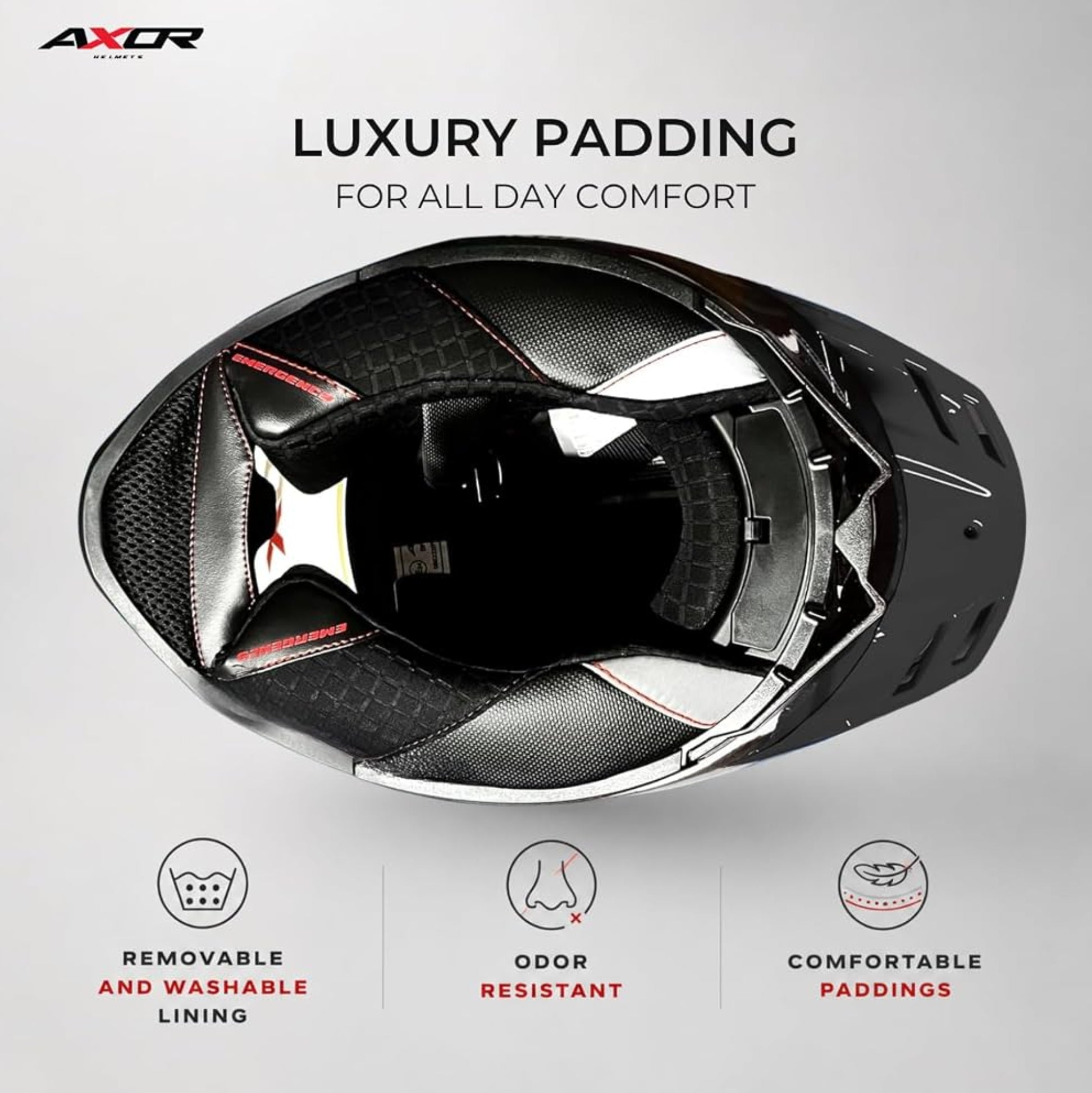 Brutale Solid Colors Dual Spoiler Helmet – Aerodynamic Full Face Design | Certified (ISI, DOT, ECE) | Premium Safety & Comfort- Black, All Size Available
