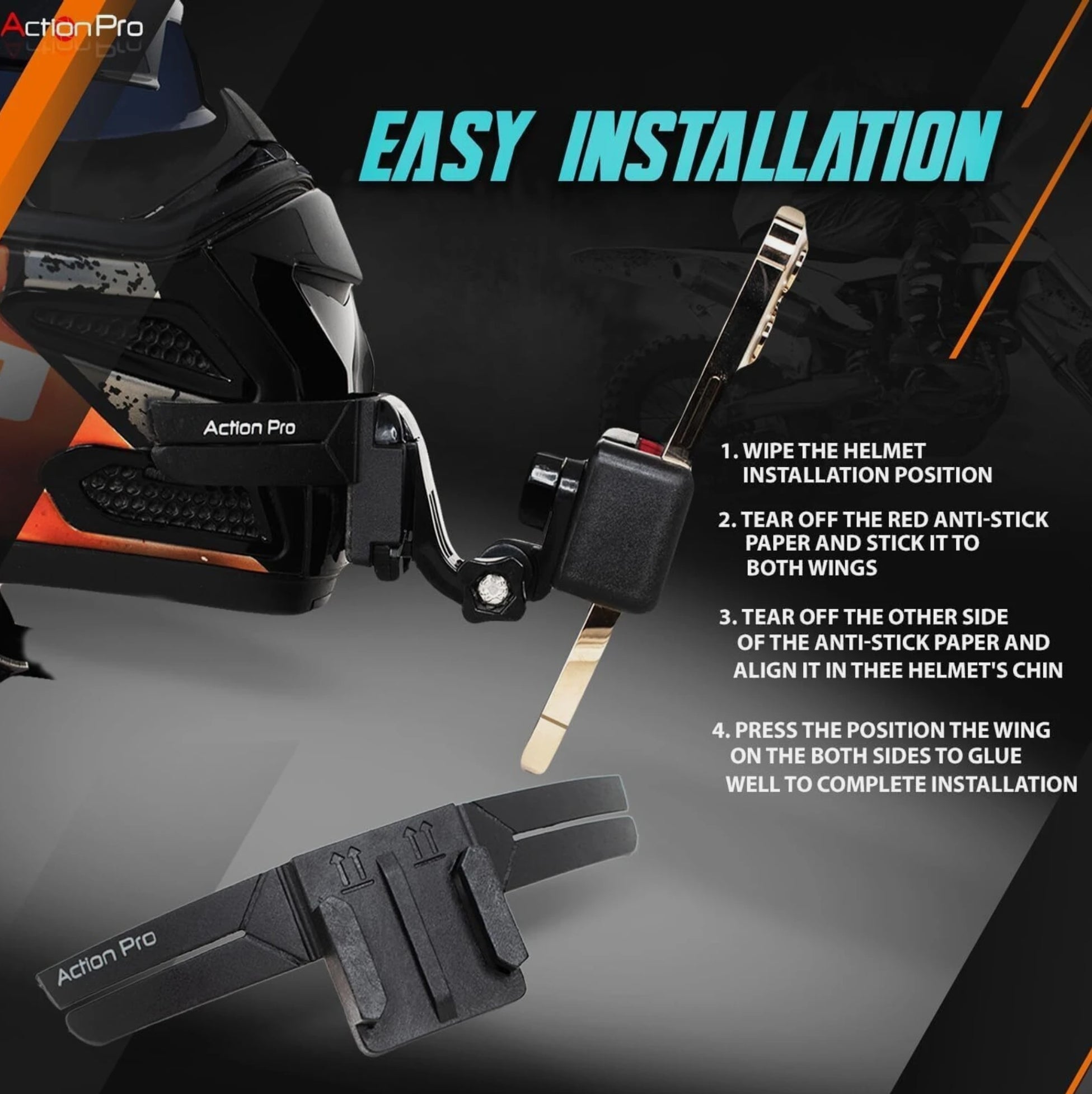 Action Pro Helmet Grip Camera & Mobile Mount