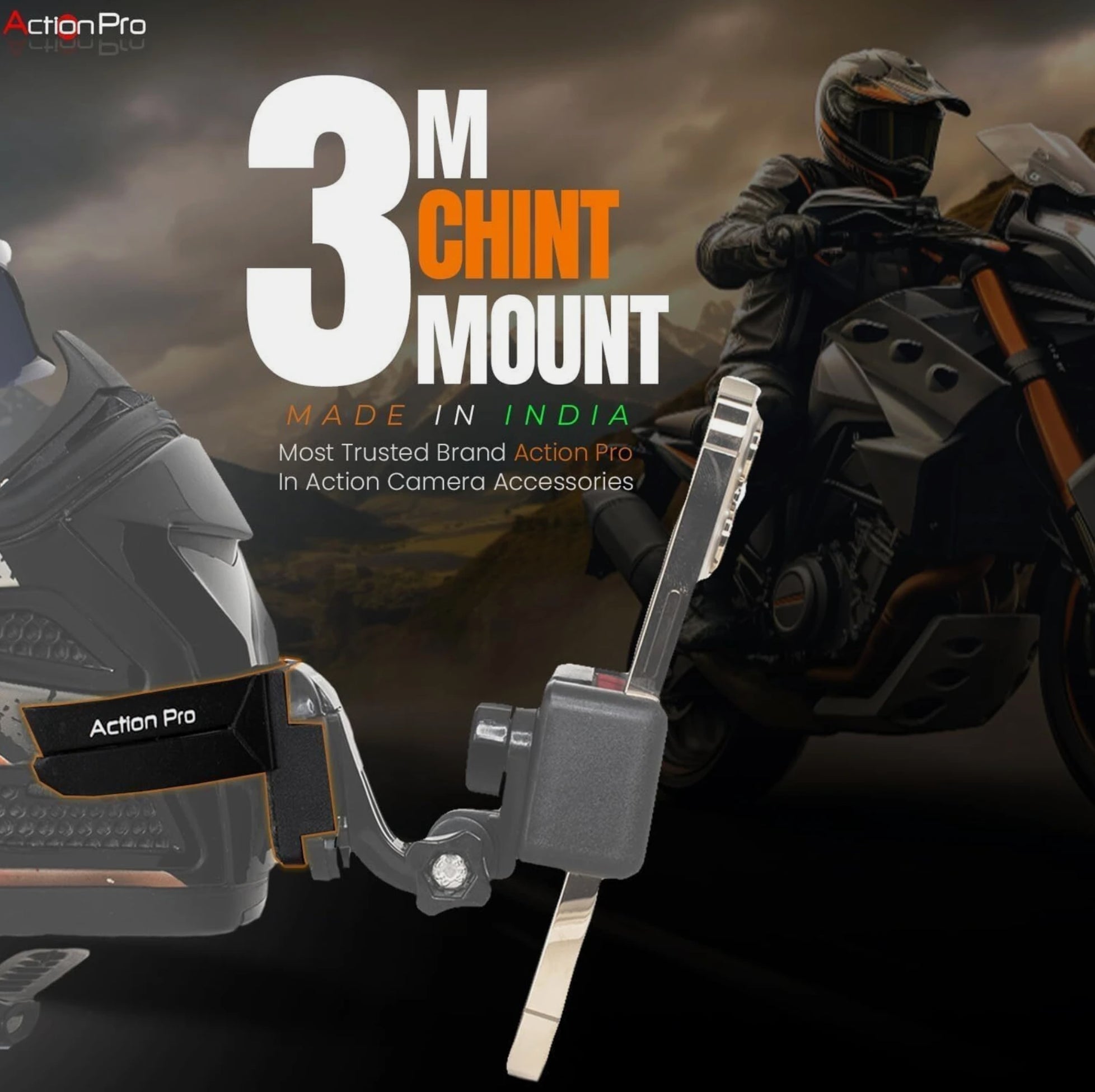 Action Pro Helmet Grip Camera & Mobile Mount