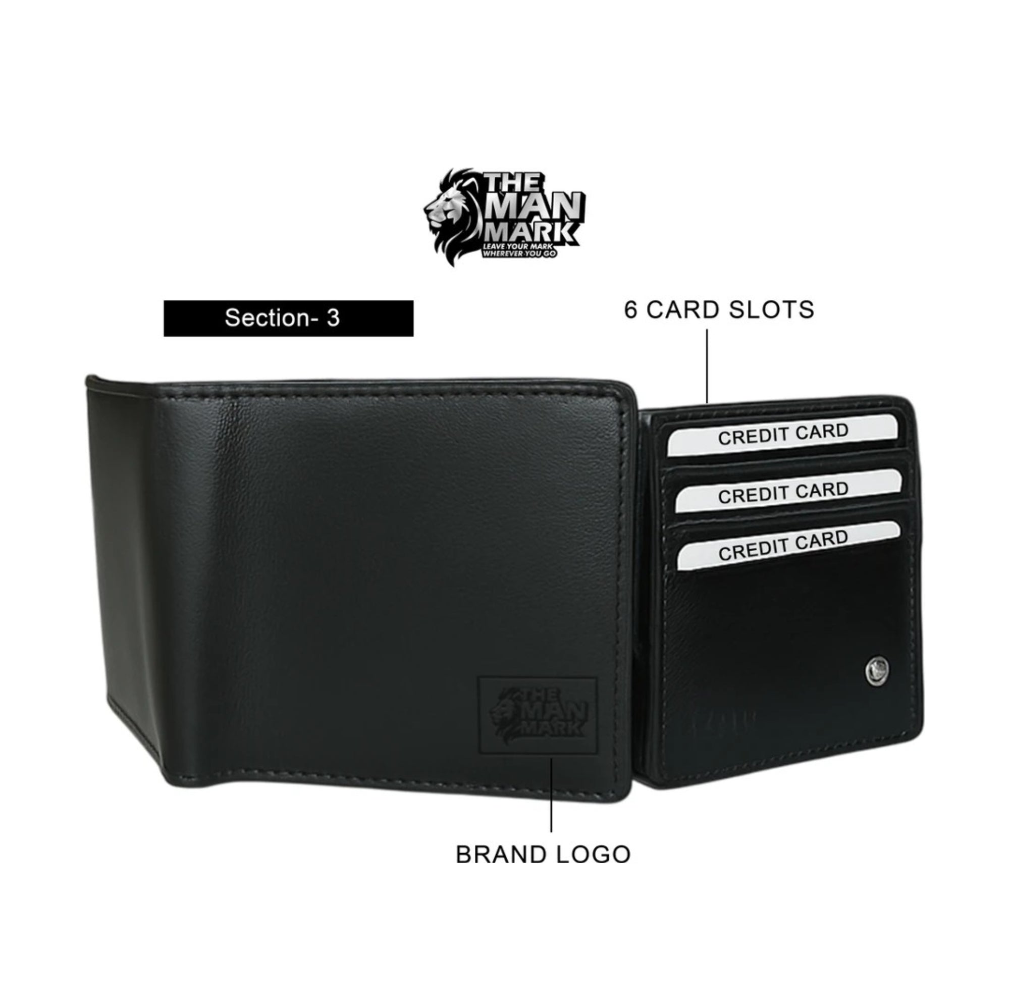 The Man Marke Money Wallet For Men ( Leather )