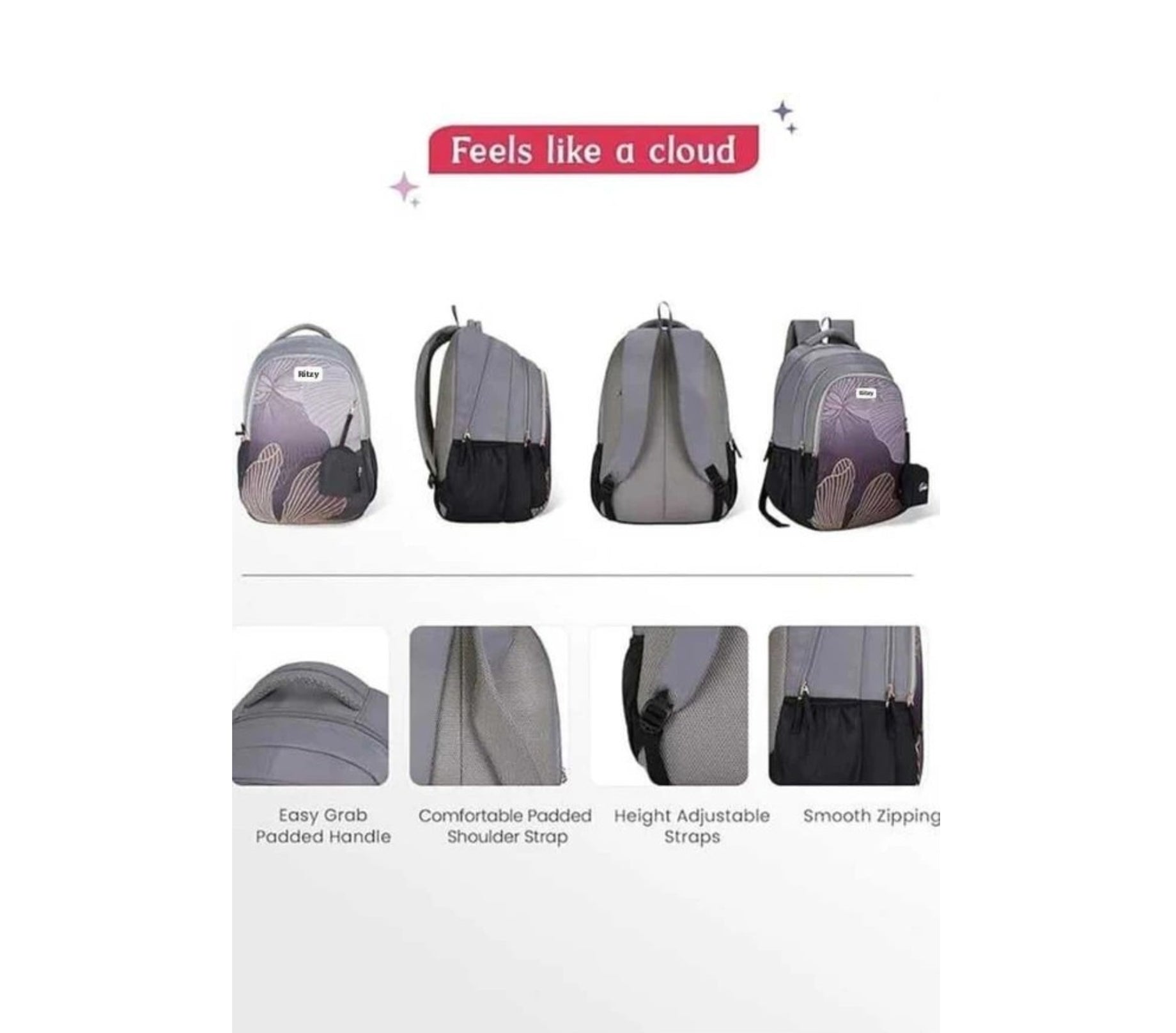 RITZY 36 L Girls & Women For School Bag