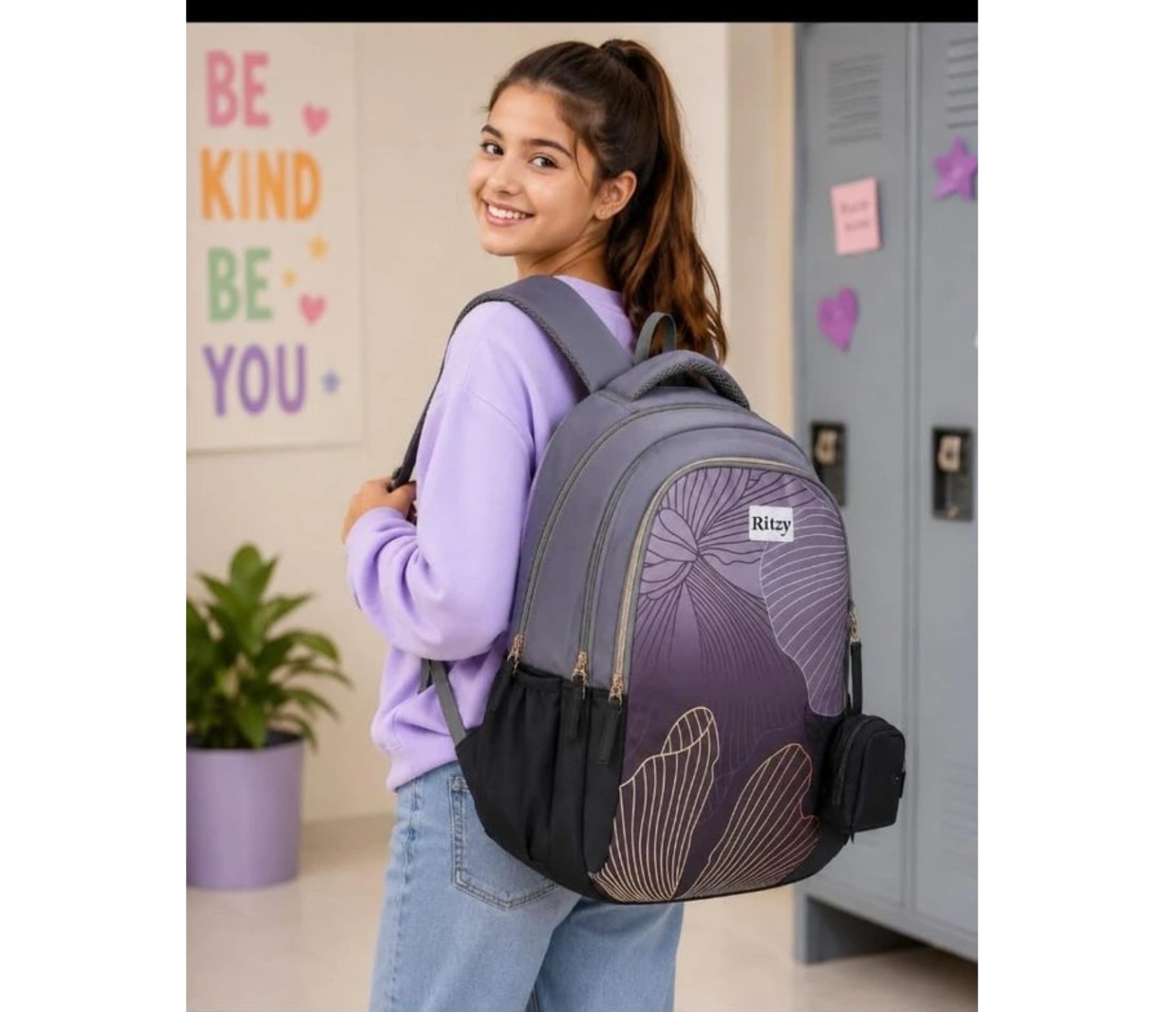 RITZY 36 L Girls & Women For School Bag