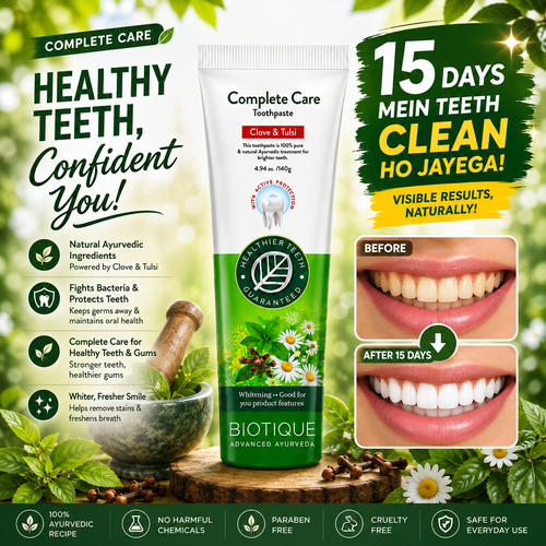 Biotiquee 3 Complete Care Toothpaste (140gm)