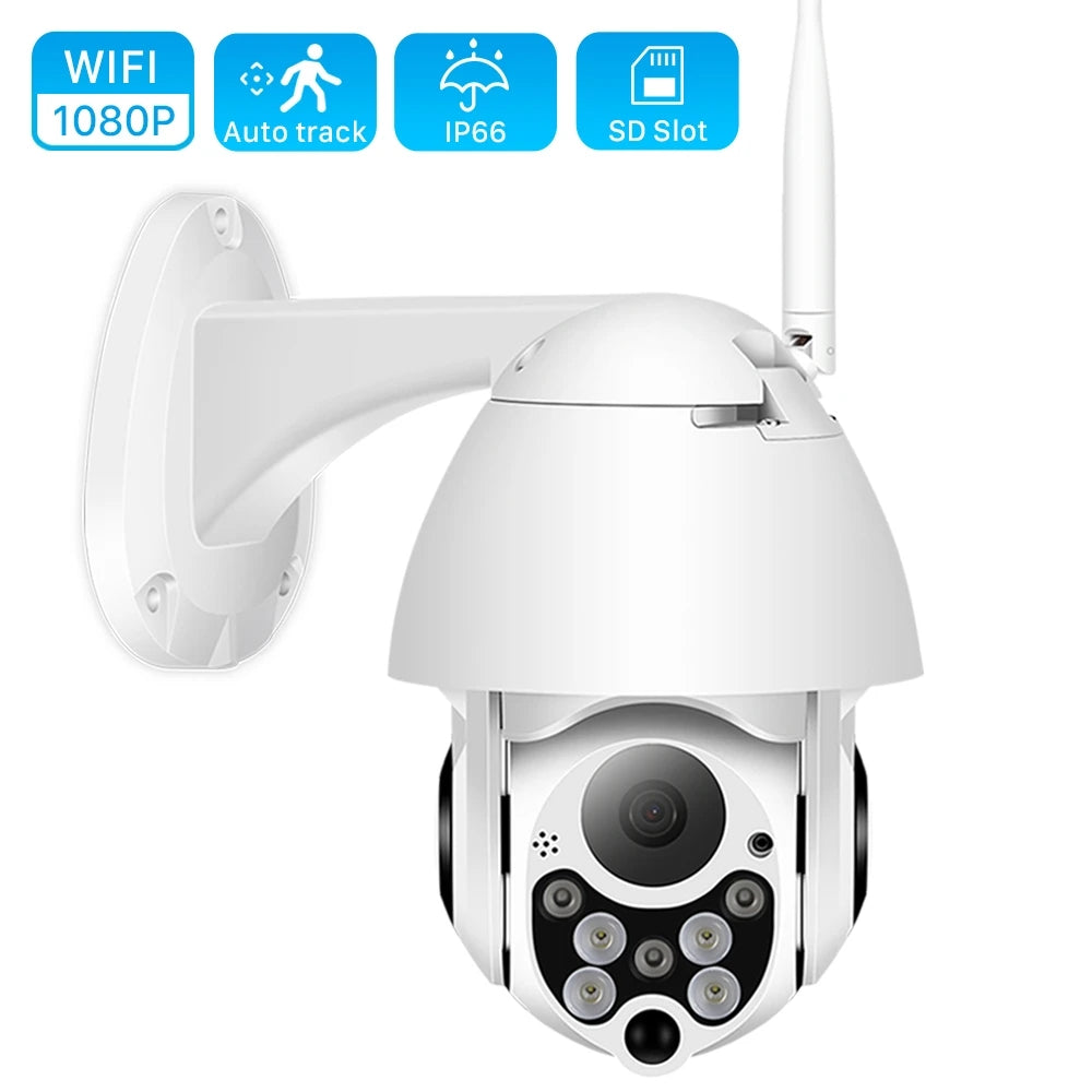 HD Dome Camera V380Pro Wireless WiFi IPZ CCTV Security 1080p
