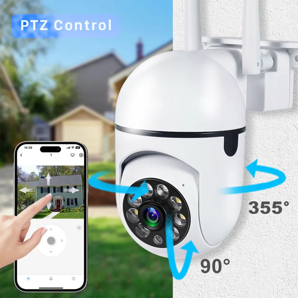 HD Dome Camera V380Pro Wireless WiFi IPZ CCTV Security 1080p